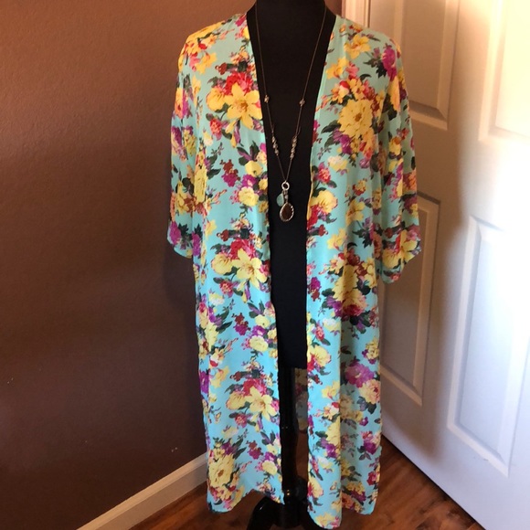 Como Vintage Tops - Large Size Kimono by Como Vintage NWT